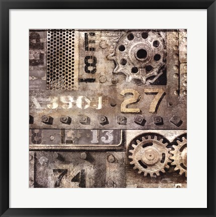 Framed Industrial II Print