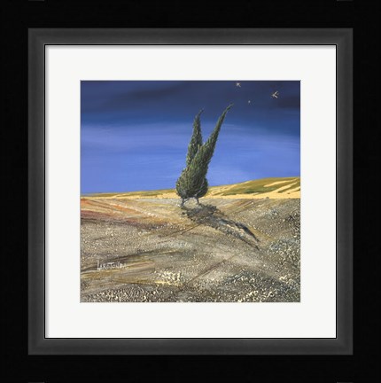 Framed Guardando in su la stella nascente Print