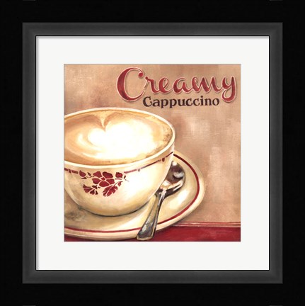 Framed Creamy Cappuccino Print