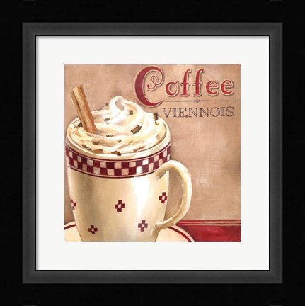 Framed Coffee Viennois Print