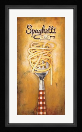 Framed Spaghetti Print