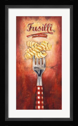 Framed Fusilli Print