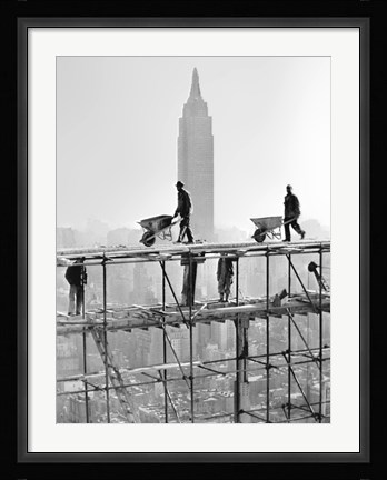 Framed Empire Silhouette in Framework Print