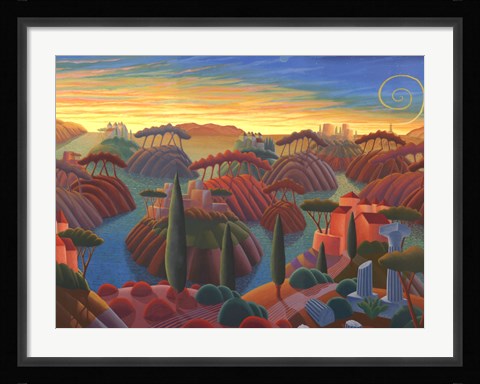 Framed Come quando mi baci Print