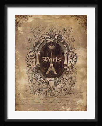 Framed Paris Classique II Print