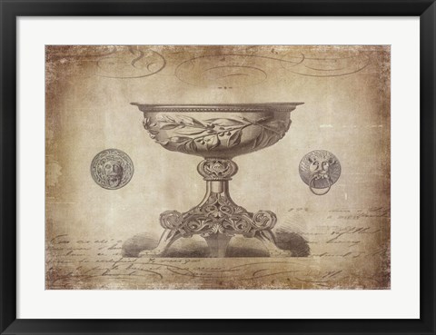 Framed Ornamental III Print