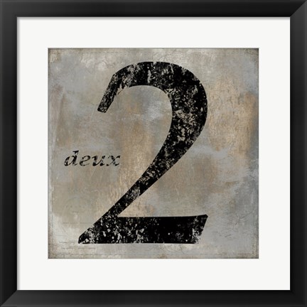 Framed deux Print