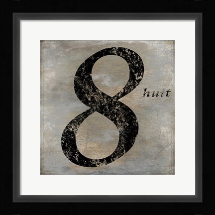 Framed huit Print