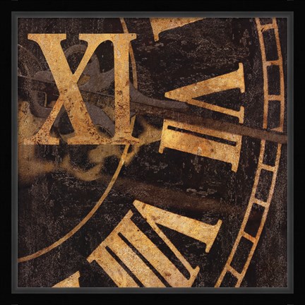 Framed Roman Numerals I Print