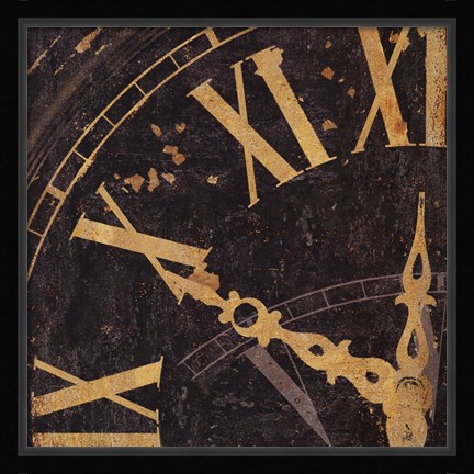 Framed Roman Numerals II Print