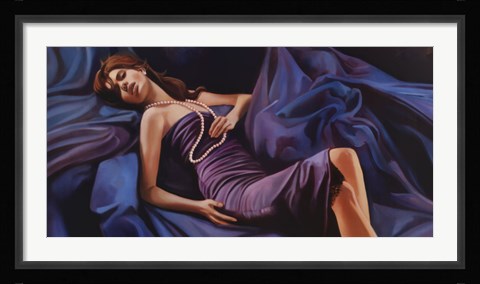 Framed Coco Pearls Print