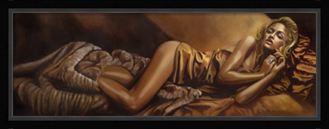 Framed Gold Diamond Print