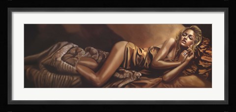 Framed Gold Diamond Print