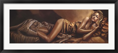 Framed Gold Diamond Print