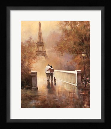 Framed Walk in the Park II Print