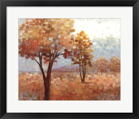 Framed Distant Mountain I Print