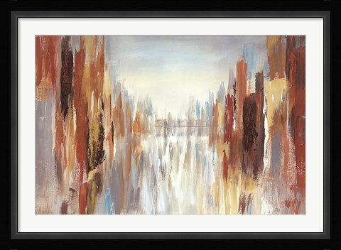 Framed City Shadows Print