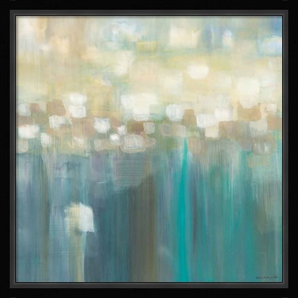 Framed Aqua Light Print