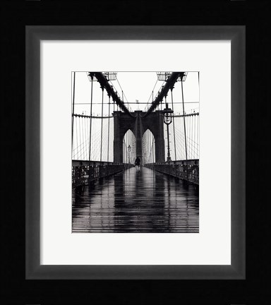 Framed Brooklyn Bridge Print