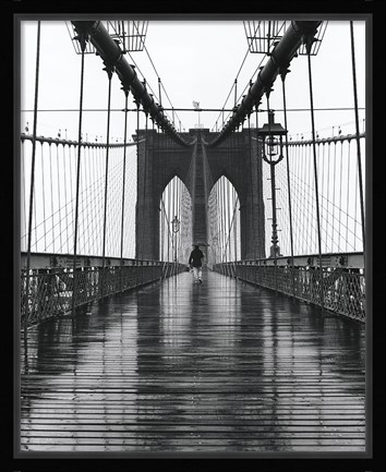 Framed Brooklyn Bridge Print