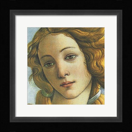Framed Birth of Venus (detail) Print