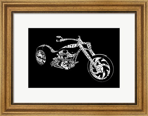 Framed Custom Chopper Print