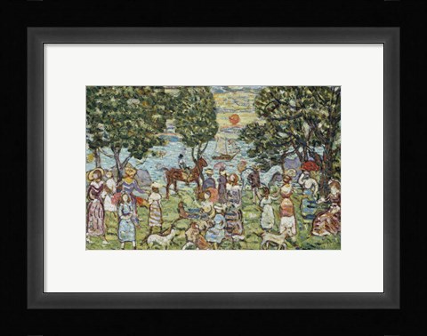 Framed Sunset, about 1915-18 Print