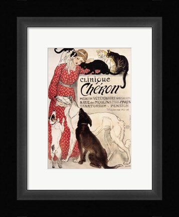 Framed Clinique Cheron Print