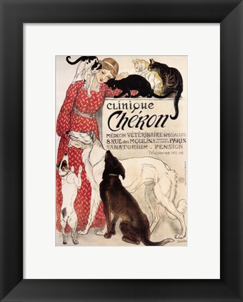 Framed Clinique Cheron Print