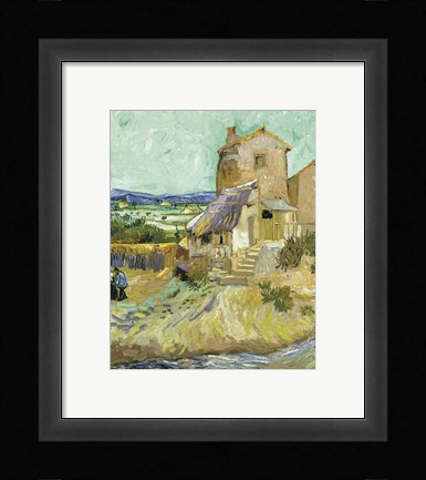 Framed Old Mill, 1888 Print