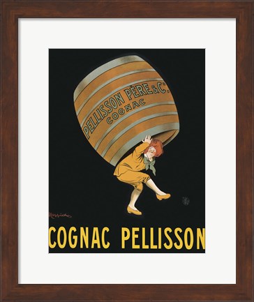 Framed Cognac Pellisson Print