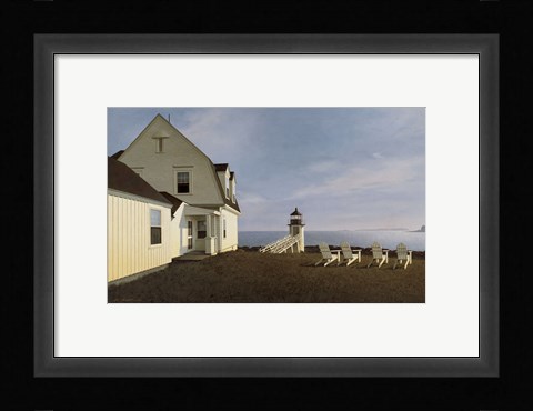 Framed Island View Print