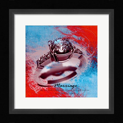 Framed Marriage Quote I Print