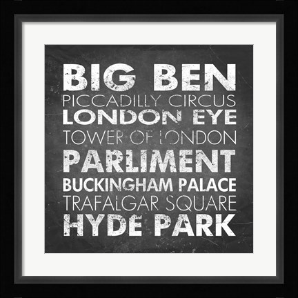 Framed London Print