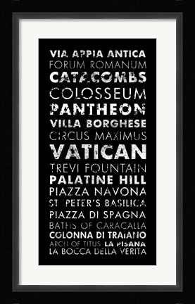 Framed Rome II Print