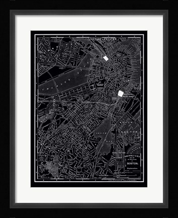 Framed Boston, 1895 Print