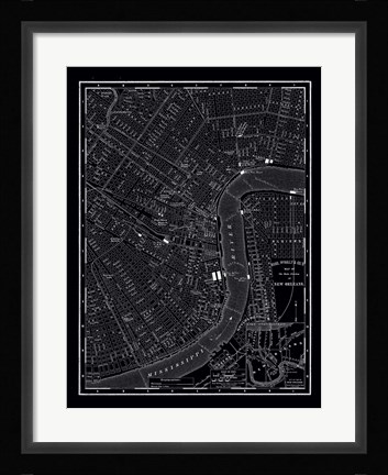 Framed New Orleans, 1895 Print