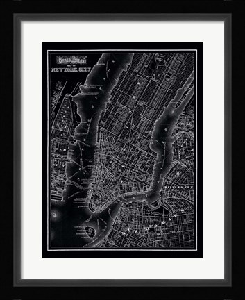 Framed New York City, 1895 Print