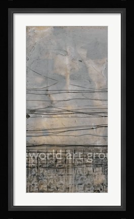 Framed Subtle Symphony I Print