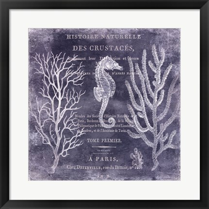 Framed Deep Blue Sea II Print