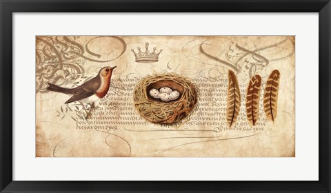 Framed Nesting II Print