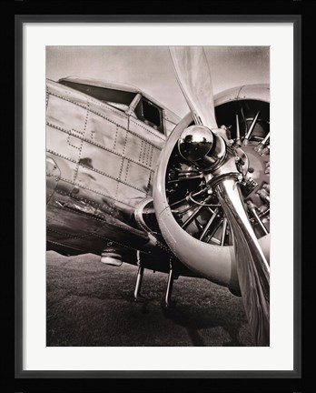 Framed Lockheed 12A Electra Junior Print