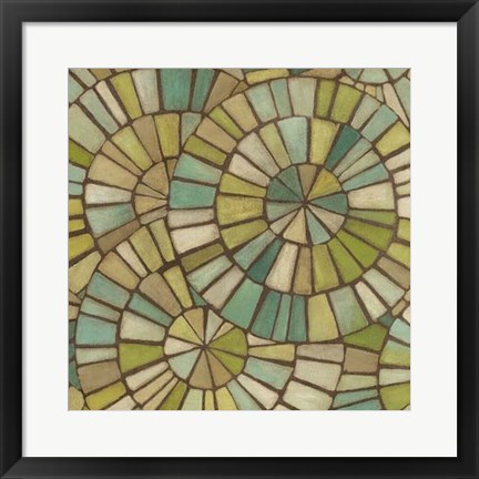 Framed Kaleidoscopic Sea II Print
