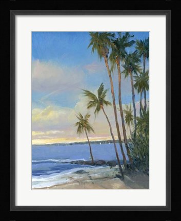Framed Tropical Breeze I Print