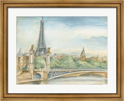Framed Parisian View Print