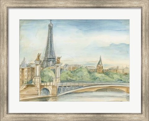 Framed Parisian View Print