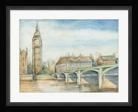 Framed London View Print
