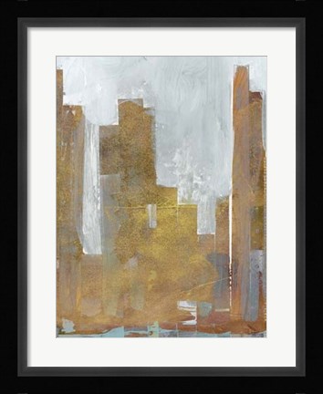 Framed Urban Dawn I Print