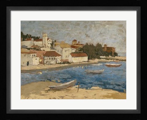 Framed By the Sea I Print