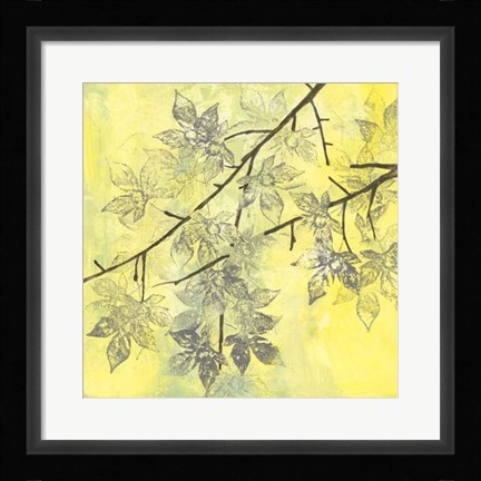 Framed Fluttering Maple II Print